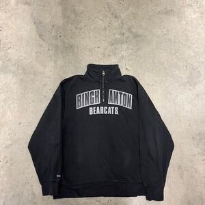 Vintage Y2K Binghamton‎ bearcats quarter zip Jansport sweatshirt
